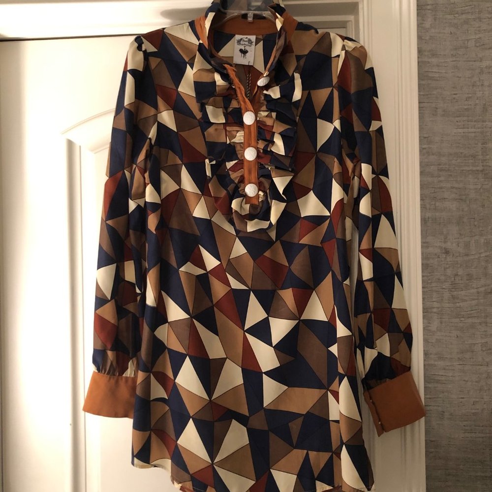 Graphic print dress by NUVULA L.A.